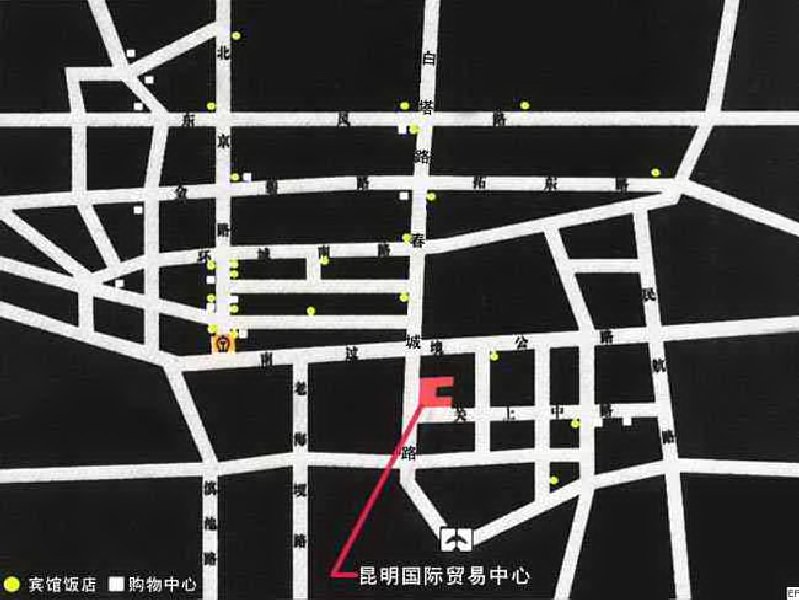 昆明國際會(huì)展中心交通圖